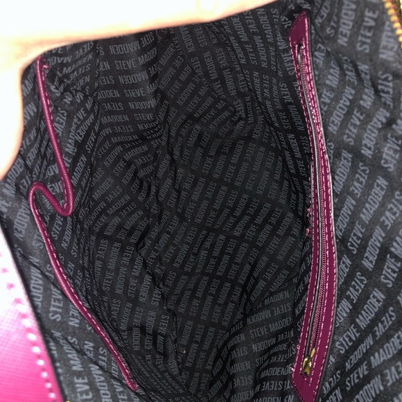 Large Steve Madden Burgundy Bag - Picture 4 of 8